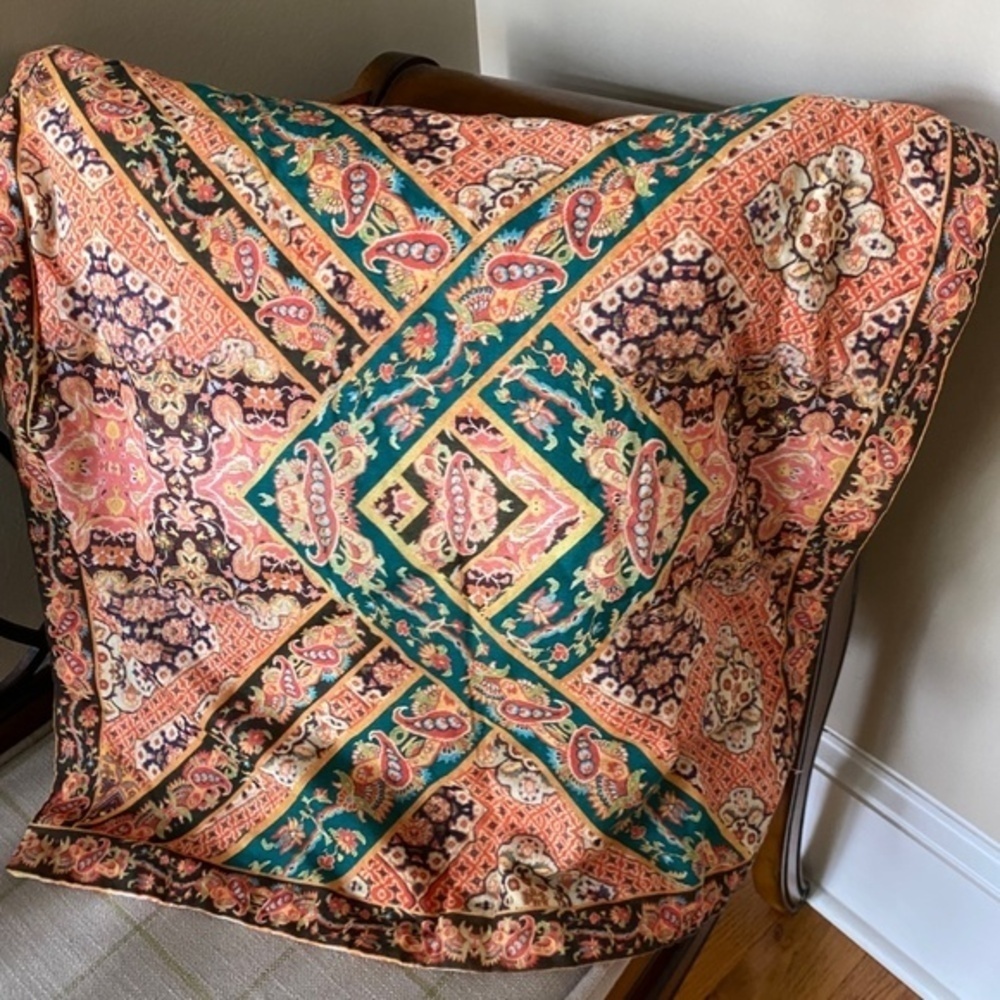 Anthropologie Paisley Euro Sham
